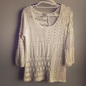 Lucky Brand lacy knit top